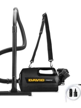 DAVID Firefly S100.DV2 Bagged Corded Canister Vacuum Cleaner White